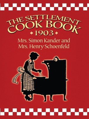 cover image of The Settlement Cook Book 1903